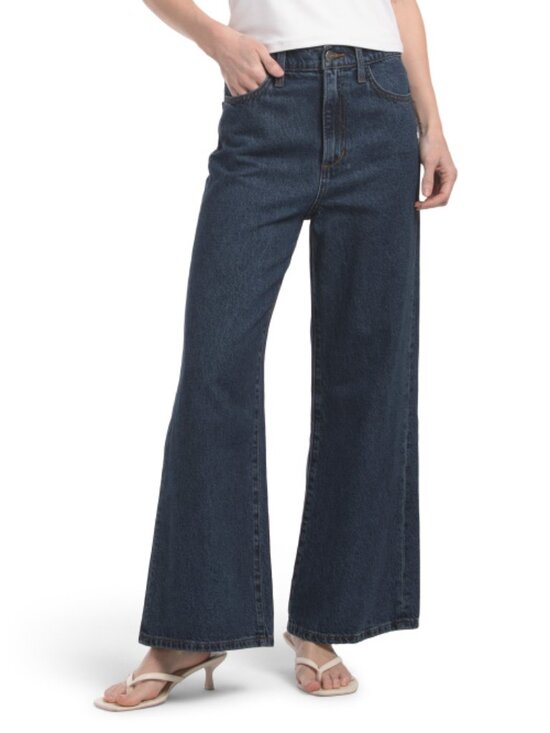 Joe's Jeans Denim - JOE'S Linen Blend Mia High Rise Wide Ankle Jeans